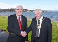 Gourock Highland Games 2022 chieftain and launch.